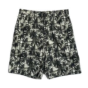 Armani Exchange Shorts Men's 38W Cotton Bermuda Shorts Green Tropical Print NEW